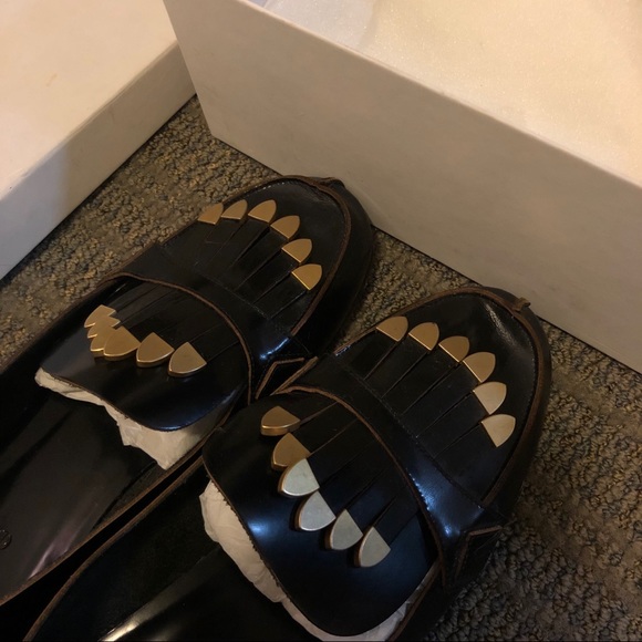 Chloé Black Harvard Loafers Flats - Picture 3 of 6